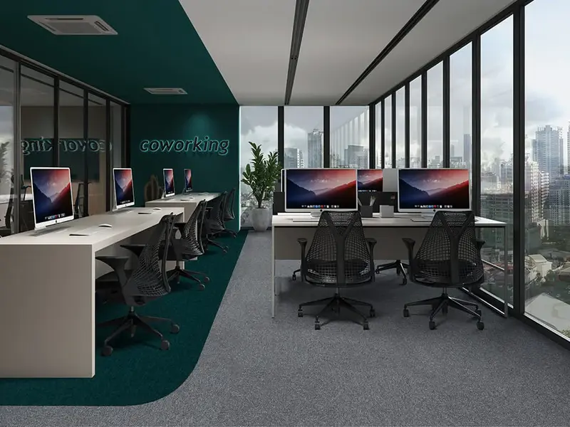 Textura do piso Belgotex Prisma da marca Belgotex Comercial
